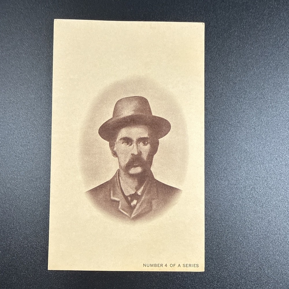 Wyatt Earp, Tombstone Marshal Postcard - The Cattleman Restaurant #4 of A Series